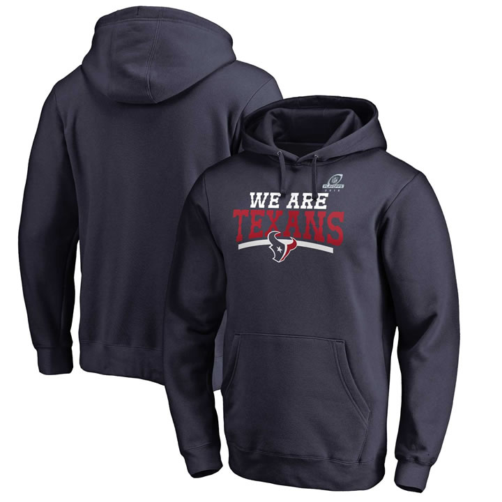 Men's Texans Navy 2018 NFL Playoffs We Are Texans Pullover Hoodie,We sell and wholesale Men's Texans Navy 2018 NFL Playoffs We Are Texans Pullover Hoodie on line form chian!